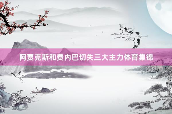 阿贾克斯和费内巴切失三大主力体育集锦