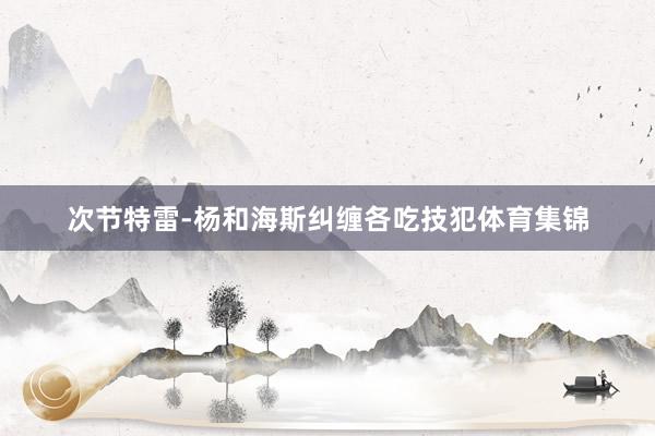 次节特雷-杨和海斯纠缠各吃技犯体育集锦
