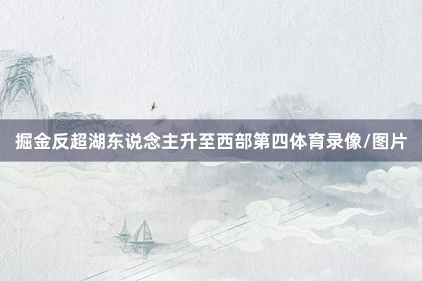 掘金反超湖东说念主升至西部第四体育录像/图片