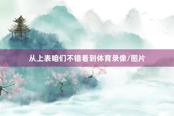 从上表咱们不错看到体育录像/图片