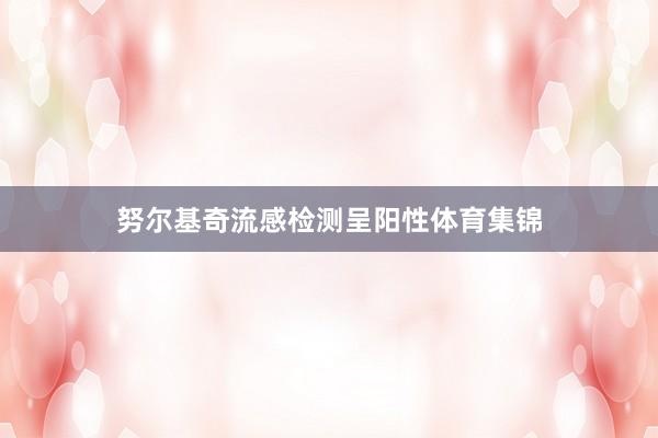 努尔基奇流感检测呈阳性体育集锦
