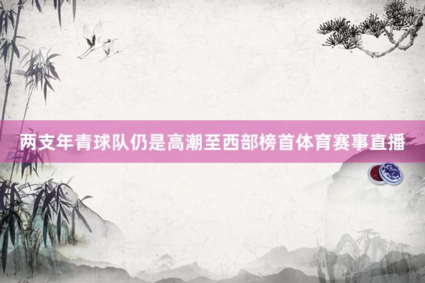两支年青球队仍是高潮至西部榜首体育赛事直播
