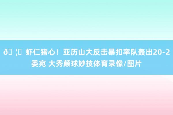 🦐虾仁猪心！亚历山大反击暴扣率队轰出20-2委宛 大秀颠球妙技体育录像/图片
