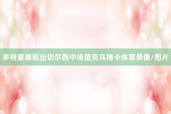 多特蒙德租出切尔西中场楚克乌梅卡体育录像/图片