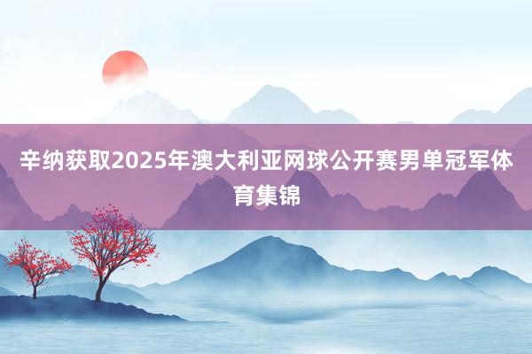 辛纳获取2025年澳大利亚网球公开赛男单冠军体育集锦