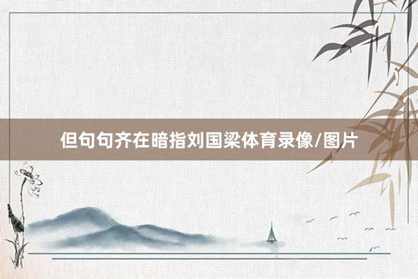 但句句齐在暗指刘国梁体育录像/图片