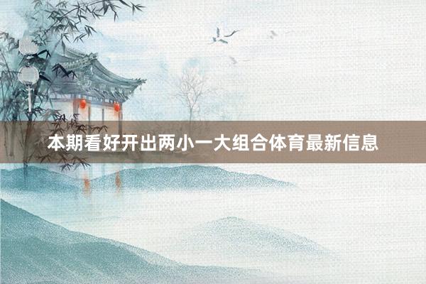 本期看好开出两小一大组合体育最新信息
