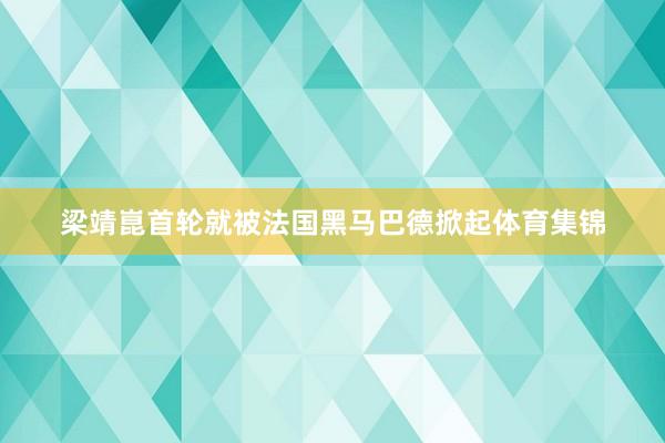 梁靖崑首轮就被法国黑马巴德掀起体育集锦