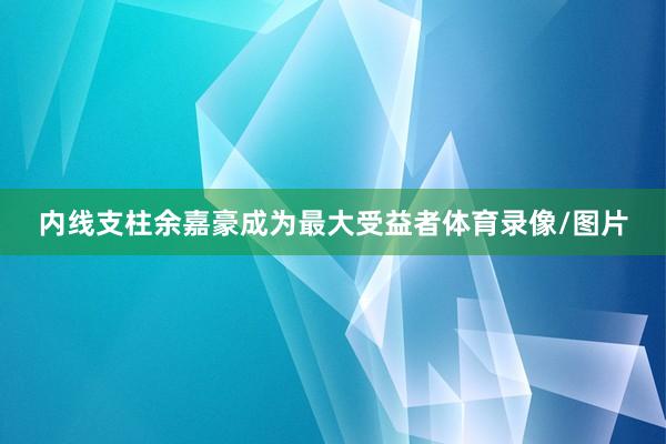 内线支柱余嘉豪成为最大受益者体育录像/图片