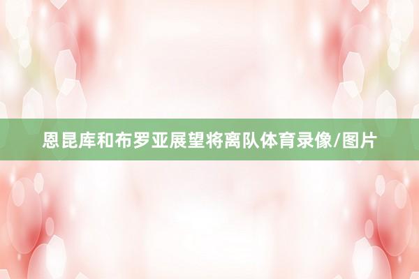 恩昆库和布罗亚展望将离队体育录像/图片