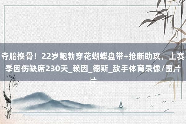 夺胎换骨！22岁鲍勃穿花蝴蝶盘带+抢断助攻，上赛季因伤缺席230天_赖因_德斯_敌手体育录像/图片