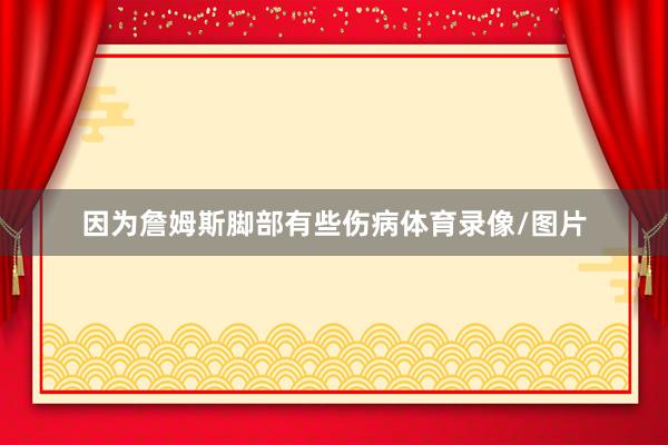 因为詹姆斯脚部有些伤病体育录像/图片