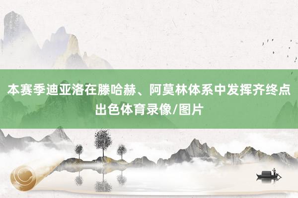 本赛季迪亚洛在滕哈赫、阿莫林体系中发挥齐终点出色体育录像/图片